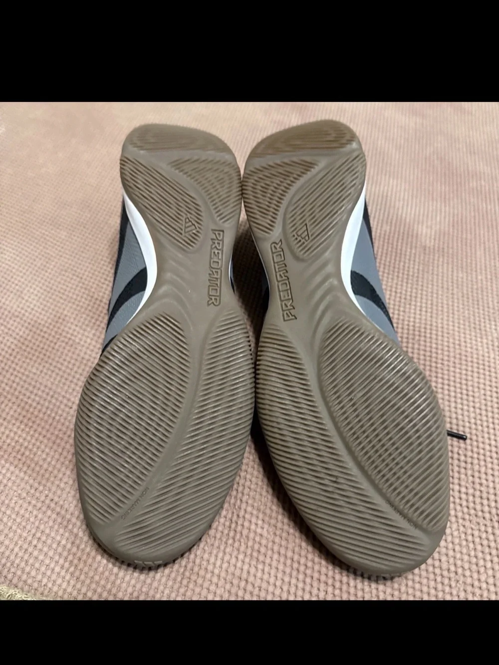 adidas Predator League IN Indoor Soccer Shoes Black ID3781 Mens 8.5 Womens 9.5.